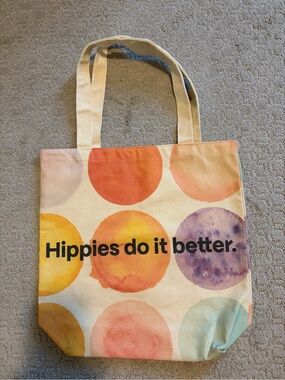 Mad Hippie Canvas Dot Print Tote Bag - Multicolor